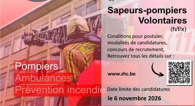 Sapeurs-pompiers volontaires - appel à candidatures