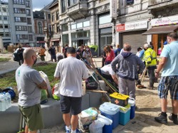  BraineSolidaire avec les sinistrés de Verviers - Sur place 10 