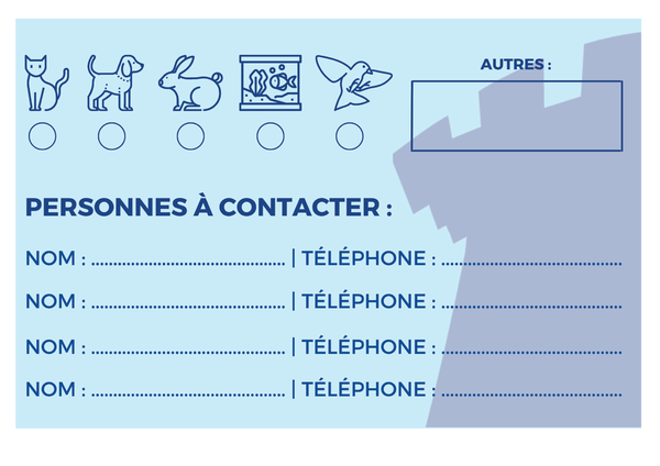 Carte portefeuille - Mon animal est seul à la maison2.png Visuel - "mon animal est tout seul à la maison, personne à contacter"