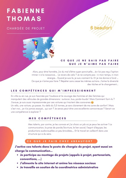 Présentation équipe Fabienne