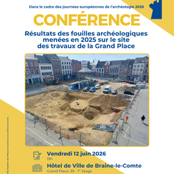 Conférence : Fouilles archéologiques menées en 2025 sur la Grand Place