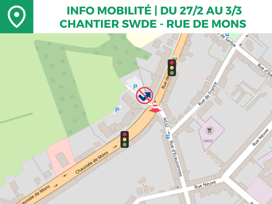 Chantier Rue de Mons