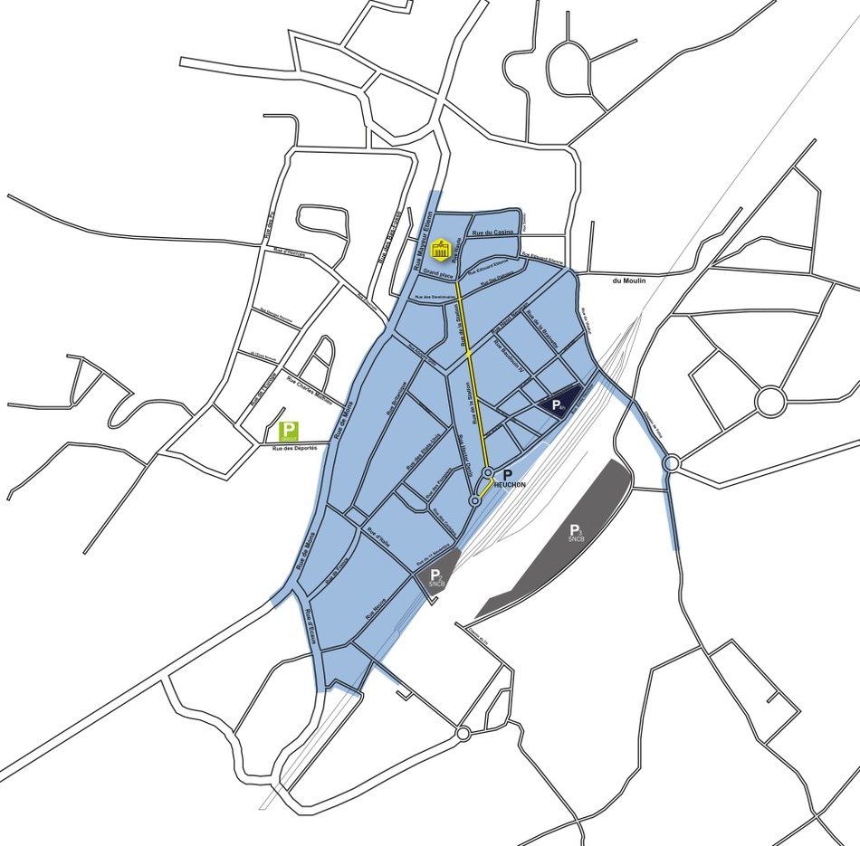 NEW   Carte Zone bleue Août 2023